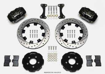 compare product Wilwood Forged Dynalite Front Hat Kit 12.19in Drilled 00-04 PT Cruiser/03-04 SRT/4