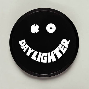 compare product KC HiLiTES 6in. Round Hard Cover for Daylighter/SlimLite/Pro-Sport (Single) - Black w/White Smile