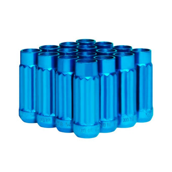 compare product BLOX Racing Tuner 12P17 Steel Lug Nuts - Blue 12x1.25 Set of 16 12-Sided 17mm