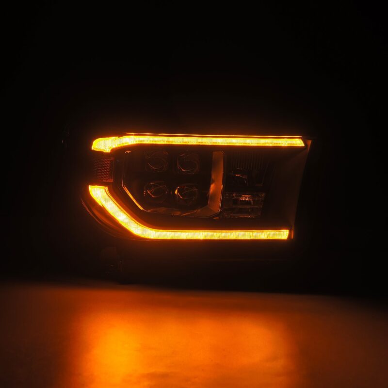 AlphaRex 07 - 13 Toyota Tundra / 08 - 17 Sequoia NOVA LED Proj HL Chrome w/Actv Light Seq. Sig + DRL - My Store