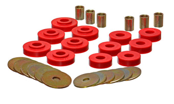 compare product Energy Suspension GM Corvette Red Body Mount Set