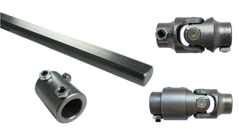 compare product Ridetech 70-78 GM F-Body Front Steering Column U-Joint Kit - 1in -48 Spline to 3/4in -36 Spline