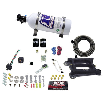 compare product Nitrous Express 4150 4-BBL/Gasoline Nitrous Kit (100-500HP) w/5lb Bottle