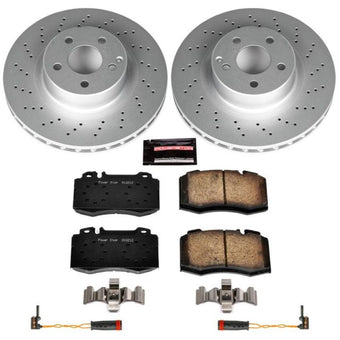 compare product Power Stop 00-03 Mercedes-Benz CL500 Front Z23 Evolution Sport Coated Brake Kit
