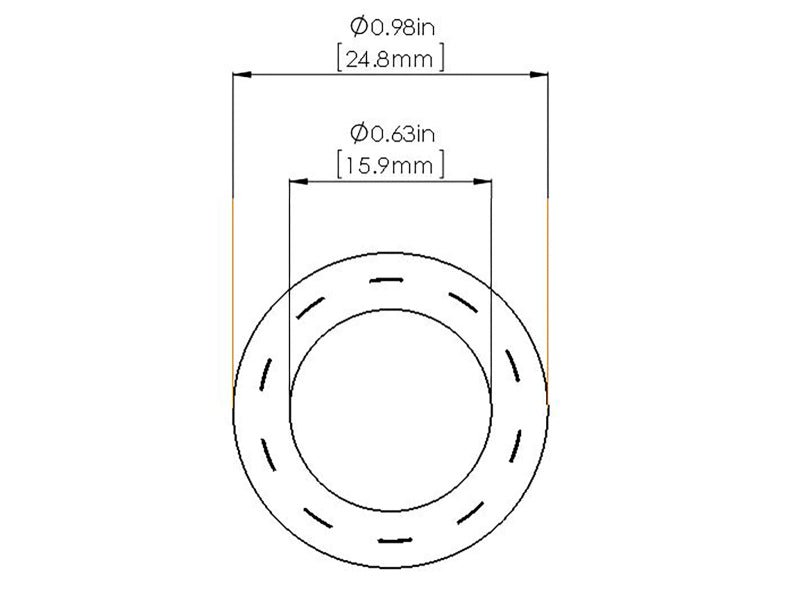 aFe Magnum FORCE Replacement Fuel Hose 5/8 IN ID x 36 IN L - My Store