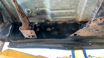 compare product Rust Buster 2007-2013 Chevy Silverado/GMC Sierra Center Frame Repair Kit - Left