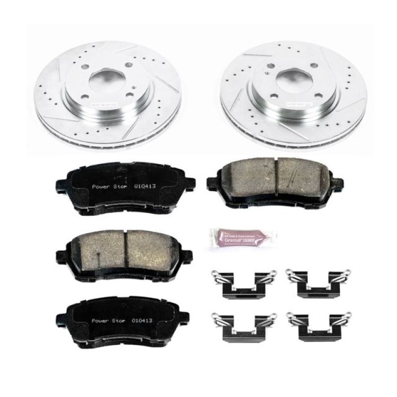 Power Stop 11 - 19 Ford Fiesta Front Z23 Evolution Sport Brake Kit - My Store