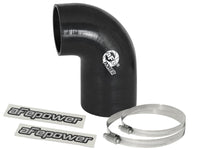 aFe Magnum FORCE CAI Univ. Silicone Coupling Kit (3in. ID to 2.5in. ID) 90 Deg. Elbow Reducer - Blk - My Store