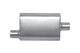 Gibson MWA Superflow Offset/Center Oval Muffler - 4x9x14in/2.25in Inlet/2.25in Outlet - Stainless - My Store