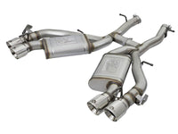 aFe MACHForce XP 3in 304 SS Axle - Back Dual Exhaust (NPP) w/ Polished Tips 16 - 17 Camaro SS V8 - 6.2L - My Store