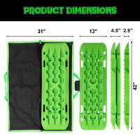 Rhino USA Recovery Traction Boards - Green (Pair) - My Store