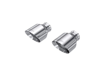 compare product MBRP 15-23 Dodge Charger 5.7L/6.2L/6.4L T304 3in ID / 5in OD Out / 8in Length Angle Cut SS Tip