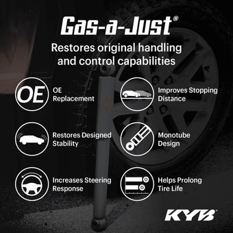 compare product KYB Shocks Gas-A-Just Front Right Strut Lexus GS350 w/Adaptive Suspension AWD 2013-2020