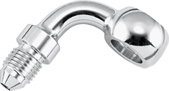 compare product Twin Power Stainless Brake Fitting 3/8 Inch X AN3 90 Degree Banjo Adaptor