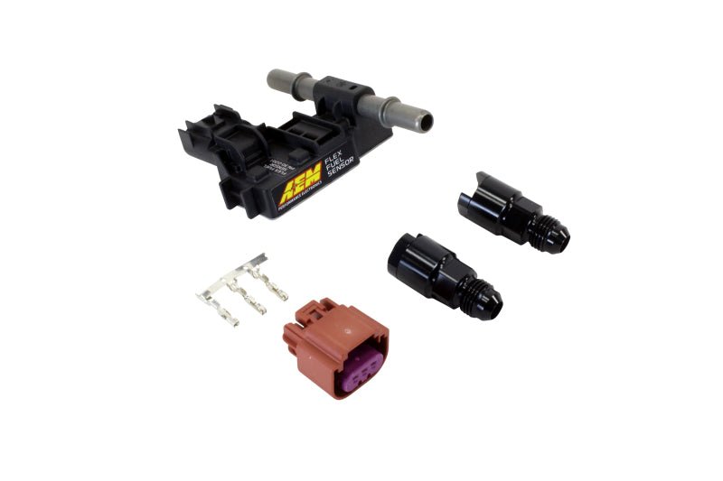 AEM Ethanol Content Flex Fuel Sensor w/ - 6AN fittings Kit - My Store