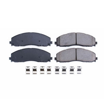compare product Power Stop 12-19 Ford F-250 Super Duty Front Z17 Evolution Ceramic Brake Pads w/Hardware
