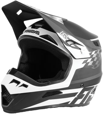 compare product Answer AR1 Sweep Helmet Black/White Youth - Medium
