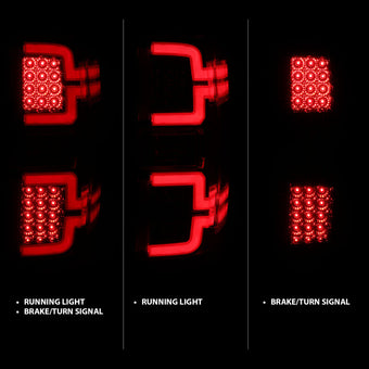 compare product ANZO 2014-2018 Chevy Silverado 1500 LED Taillights Chrome