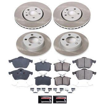 compare product Power Stop 1999 Volkswagen Golf Front and Rear Semi-Coated Rotor Kit