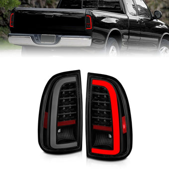 compare product ANZO 00-06 Toyota Tundra (Std. Bed/Reg Cab) LED Taillights w/Light Bar Black Housing Smoke Lens