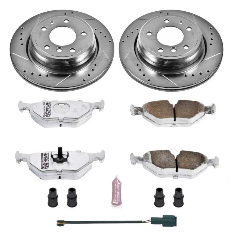Power Stop 94 - 95 BMW 540i Rear Z26 Street Warrior Brake Kit - My Store