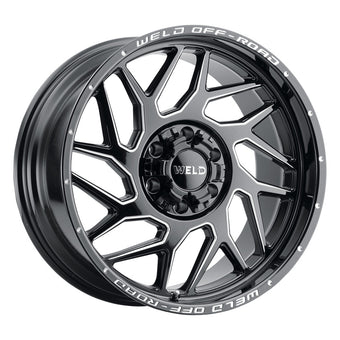 compare product Weld Off-Road W117 20X10 Fulcrum 8X165.1 ET-18 BS4.75 Gloss Black MIL 125.1