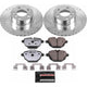 Power Stop 11 - 17 BMW X3 Rear Z26 Street Warrior Brake Kit - My Store