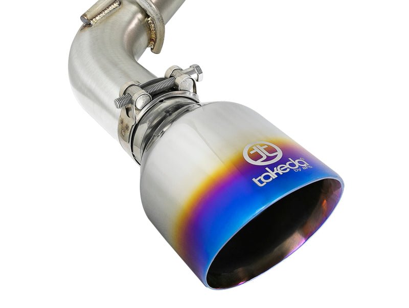 aFe Takeda 2.5in 304 SS Axle - Back Exhaust w/ Blue Flame Tips 16 - 18 Infiniti Q50 V6 - 3.0L (tt) - My Store