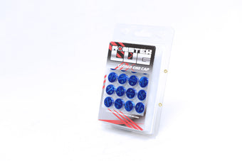 compare product Wheel Mate Monster Lug Caps M14x1.50 Set of 20 - Blue - Plastic