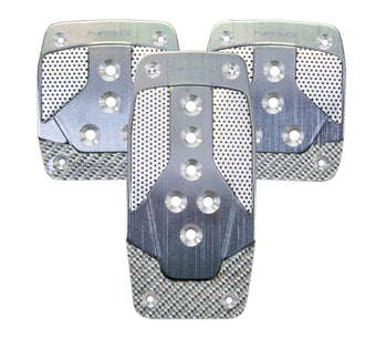 compare product NRG Aluminum Sport Pedal M/T - Gunmetal w/Silver Carbon