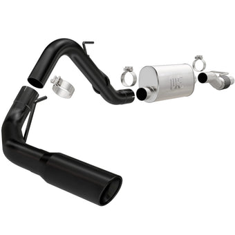 compare product MagnaFlow SYS Cat-Back 11-14 Ford F-150 3.5L V6 EcoBoost 3in Black Single Side Exit Rear 3 Tip