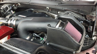 compare product JLT 15-19 Ford F-150 2.7L/3.5L EcoBoost Black Textured Cold Air Intake Kit w/Red Filter