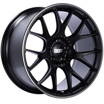 compare product BBS CH-R 20x10.5 5x112 ET25 Satin Black Polished Rim Protector Wheel -82mm PFS/Clip Required