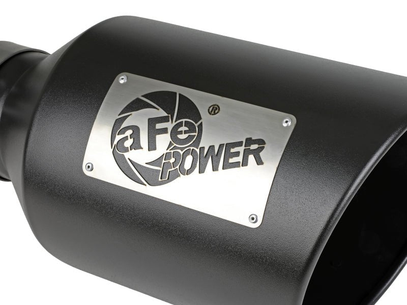 aFe Power MACH Force - Xp 409 Stainless Steel Clamp - on Exhaust Tip Black - My Store
