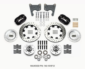 compare product Wilwood Forged Dynalite Front Kit 12.19in Drilled 65-72 CDP C Body -Drum