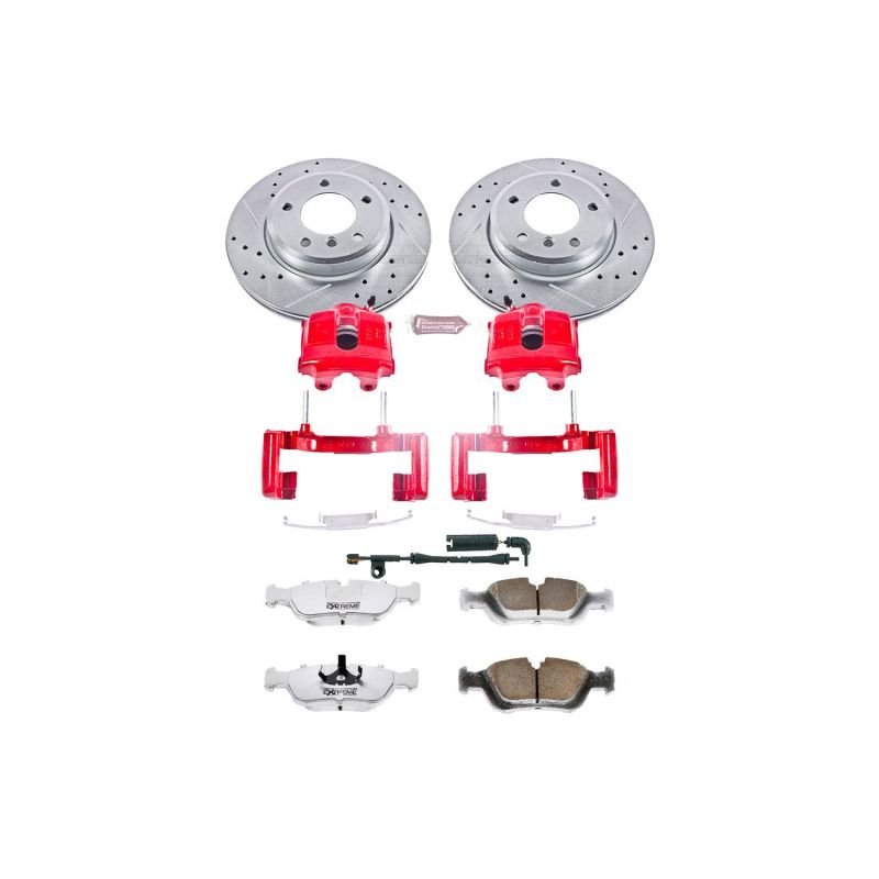 Power Stop 2000 BMW 323i Front Z26 Street Warrior Brake Kit w/Calipers - My Store