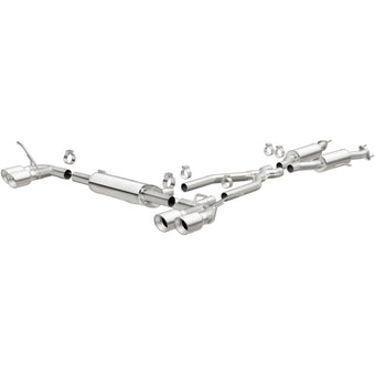 compare product MagnaFlow Cat Back, SS, 2.5in, Quad Split Polish 4in tip 14-15 Jeep Grand Cherokee 3.6L/5.7L V6/V8
