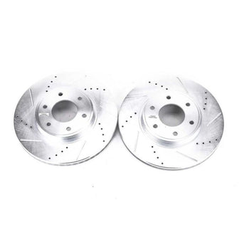 compare product Power Stop 06-09 Chevrolet Trailblazer Front Evolution Drilled & Slotted Rotors - Pair