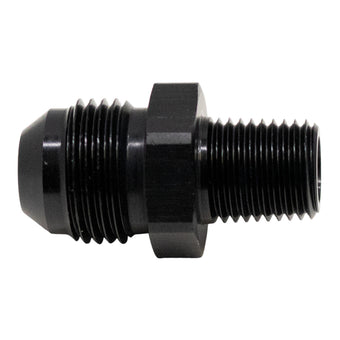compare product DeatschWerks 8AN Male Flare to 1/4in Male NPT Adapter - Anodized Matte Black