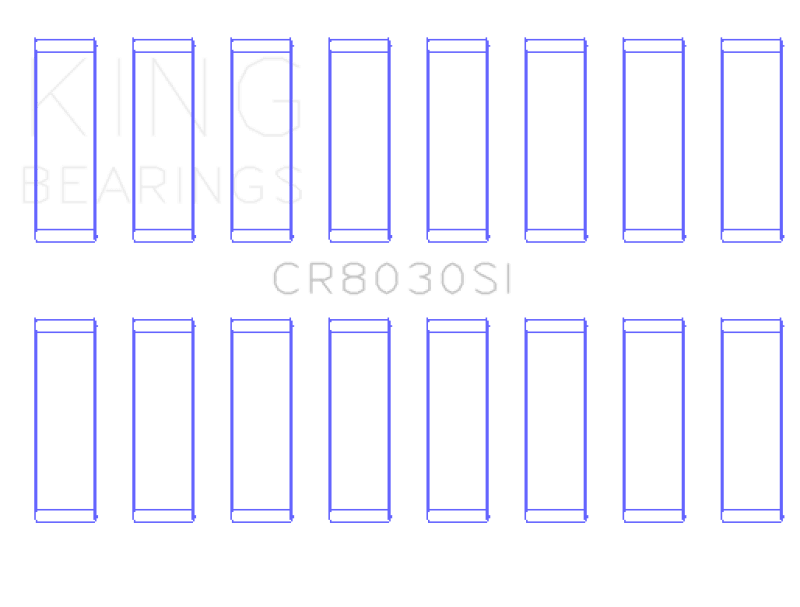 King Engine Bearings Chrysler Jeep V8 287 4.7L (Size +0.25mm) Connecting Rod Bearing Set - My Store