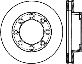 compare product StopTech Slotted & Drilled Sport Brake Rotor