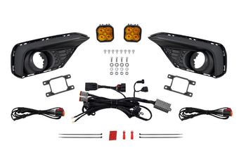 compare product Diode Dynamics 2030 Ford Mustang EcoBoost SS3 Add-On Fog Lamp Kit Yellow Max