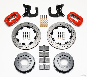 compare product Wilwood Forged Dynalite P/S Rear Kit Drilled Red New Big Ford 2.50in Offset