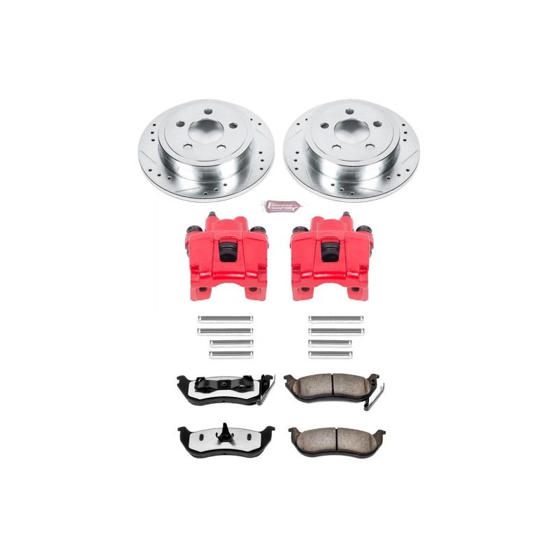 Power Stop 03 - 07 Jeep Liberty Rear Z36 Truck & Tow Brake Kit w/Calipers - My Store