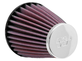 compare product K&N Universal Chrome Filter 2.063in Flange ID x 3.5in Base OD x 2in Top OD x 4in H