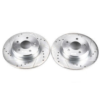 compare product Power Stop 96-97 Mercedes-Benz C36 AMG Rear Evolution Drilled & Slotted Rotors - Pair
