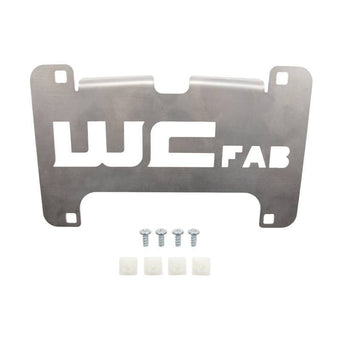 compare product Wehrli 15-19 Chevy HD Lower Valance Filler Panel License Plate Mount Bracket
