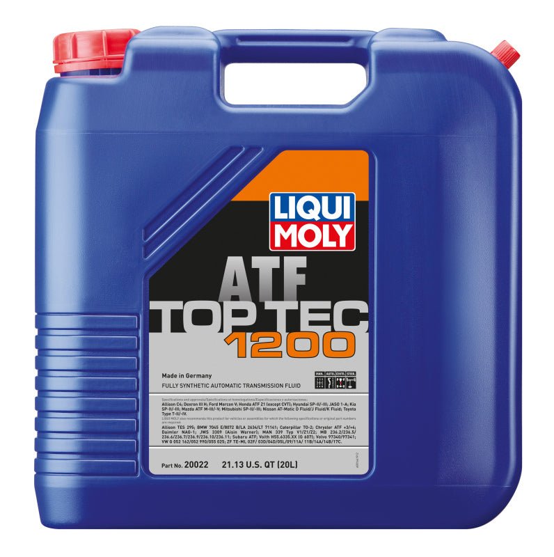 LIQUI MOLY 20L Top Tec ATF 1200 - My Store