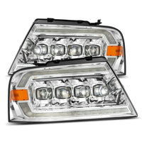 AlphaRex 04 - 08 Ford F150 / 06 - 08 Lincoln Mark LT NOVA LED Proj Headlights Chrome w/Activ Light/Seq - My Store