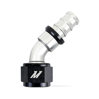 compare product Mishimoto 45-Degree Push Lock Fitting -12AN
